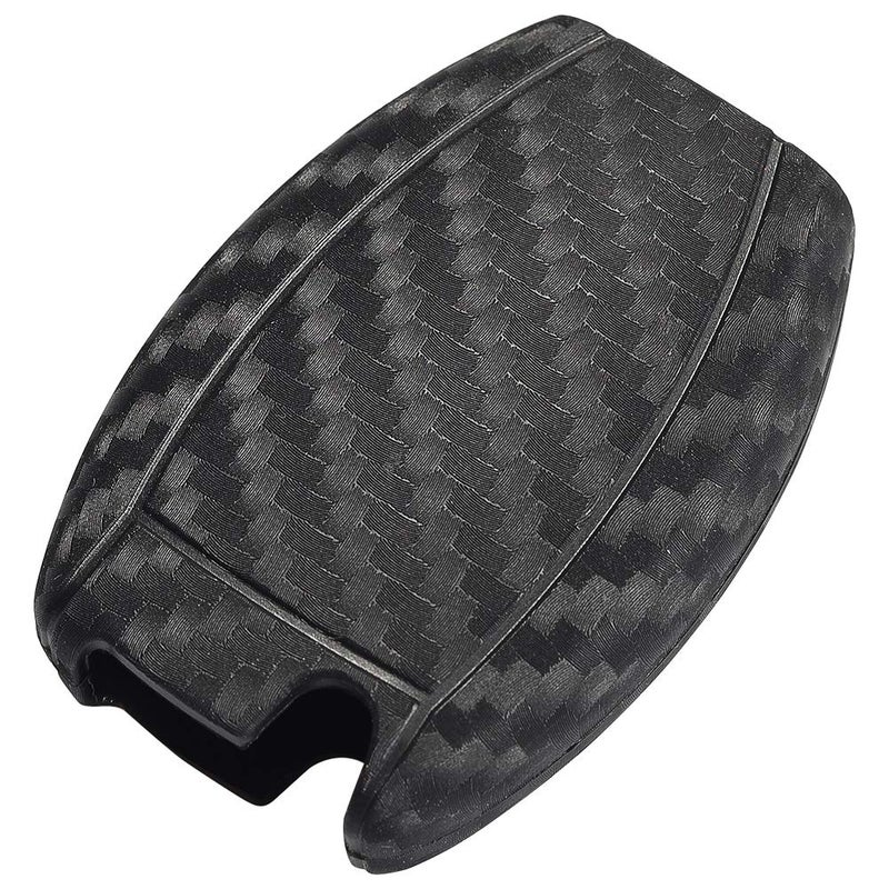 Lcyam Key Fob Cover Case Carbon Fiber Pattern for Mercedes Benz C E M S CLS CLK GLK GLC G Class CLA GLK350 GLA 250 C300 AMG 2019 GLC 300 - Image 4